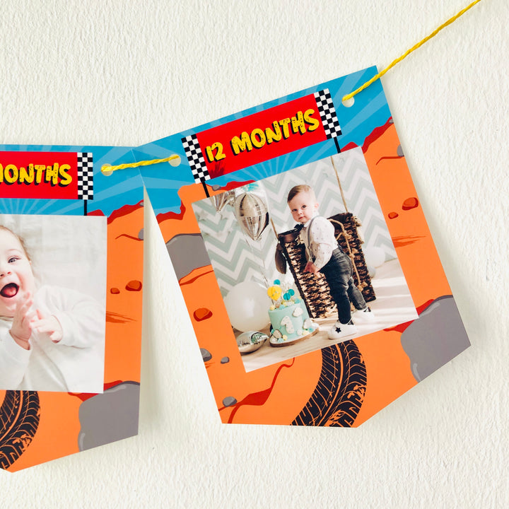 Dirt Bike Birthday Photo Banner