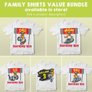 Dirt Bike Full Family Shirts Value Bundle