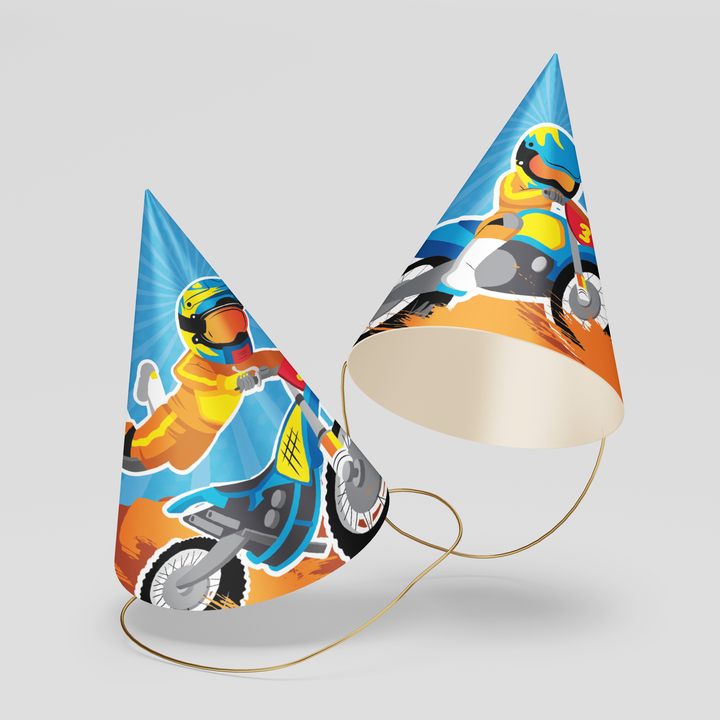 Dirt Bike Party Hats