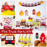Fire Truck Party Kit