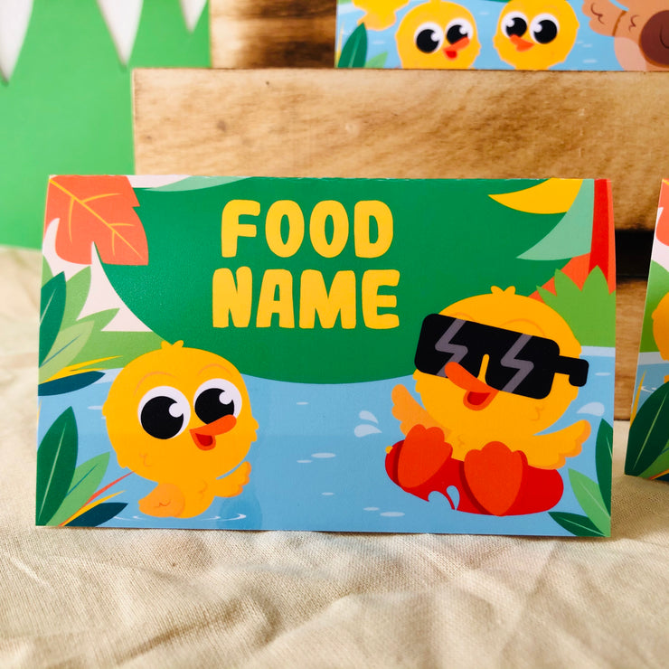 Five Little Ducks Food Label