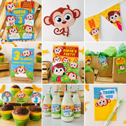 Five Little Monkeys Birthday Party Printable