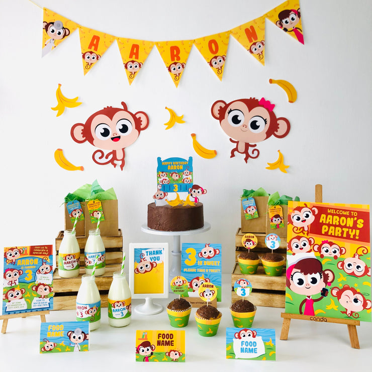 Five Little Monkeys Birthday Party