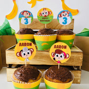 Five Little Monkeys Cupcake Toppers