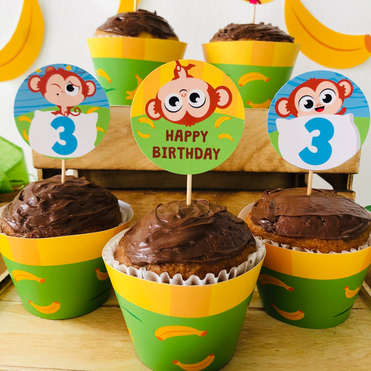 Five Little Monkeys Cupcakes