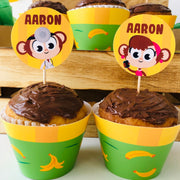 Five Little Monkeys Dessert Toppers