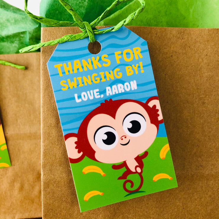 Five Little Monkeys Gift Tag