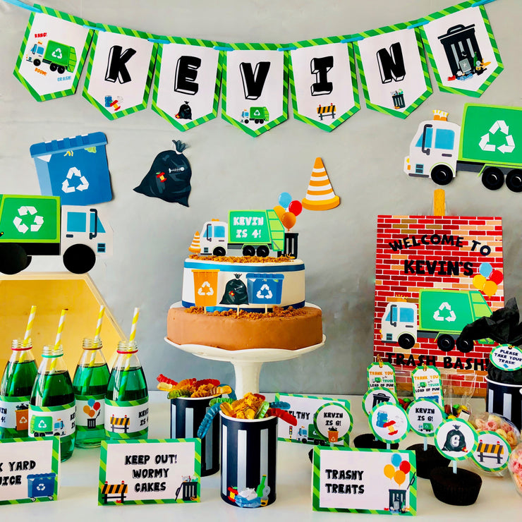 Garbage Truck Birthday Party