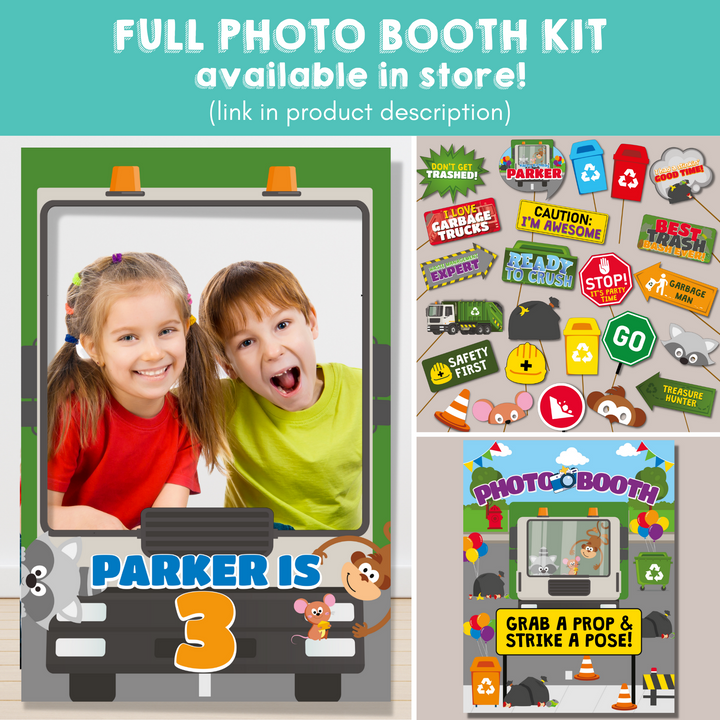 Garbage Truck Full Photo Booth Kit