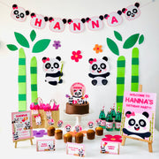 Girl Panda Birthday Party