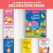 Glamping Decoration Signs