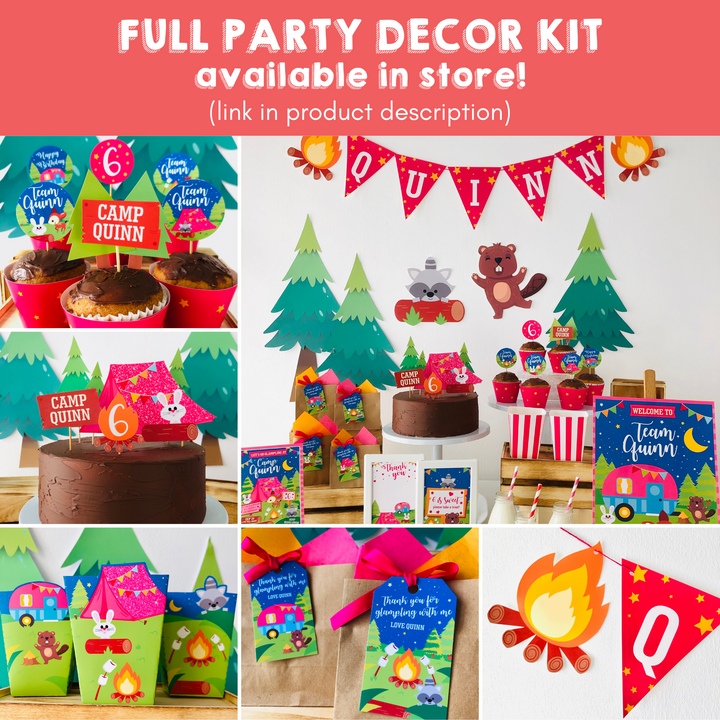 Glamping Full Party Decor Kit