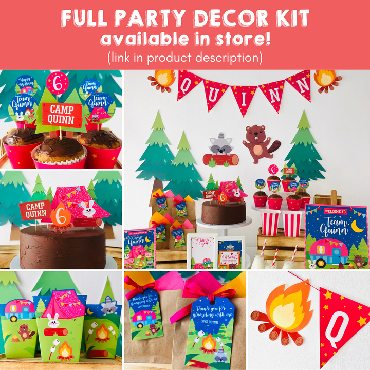 Glamping Full Party DecorKit