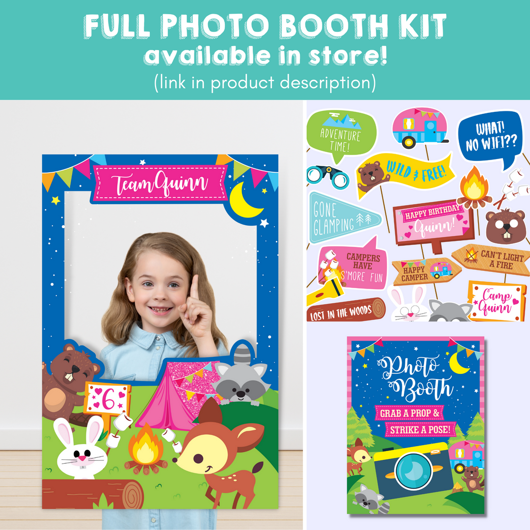 Glamping Full Photo Booth Kit