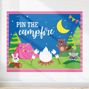 Glamping Pin the Campfire Game