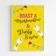 Glamping Roast a Marshmallow Sign