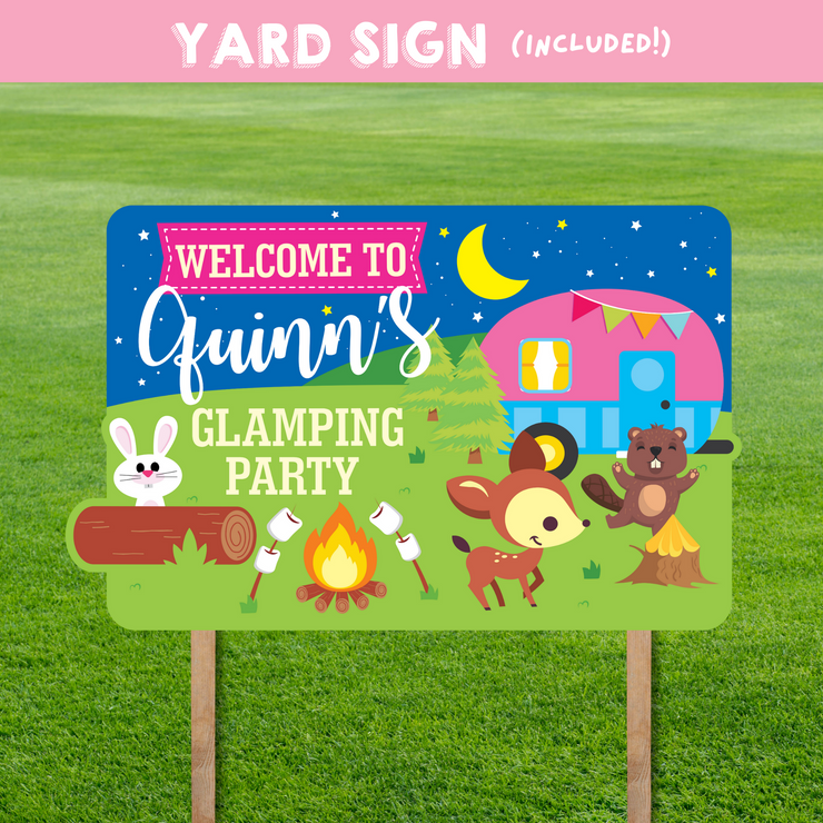 Glamping Yard Sign