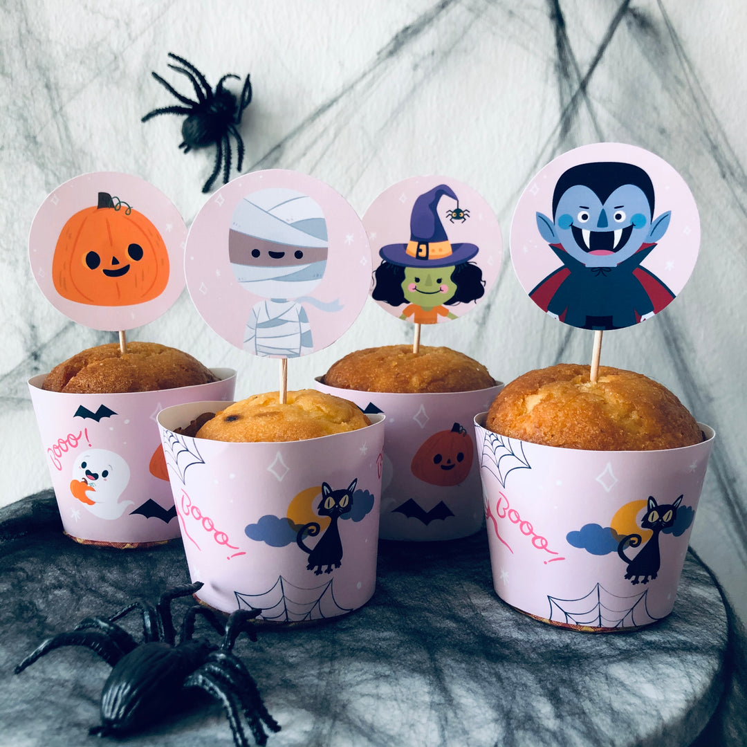 Halloween Cupcake Toppers