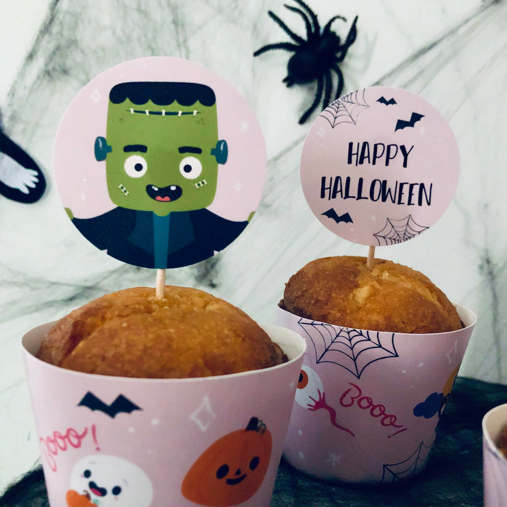 Halloween Frankenstein Cupcake