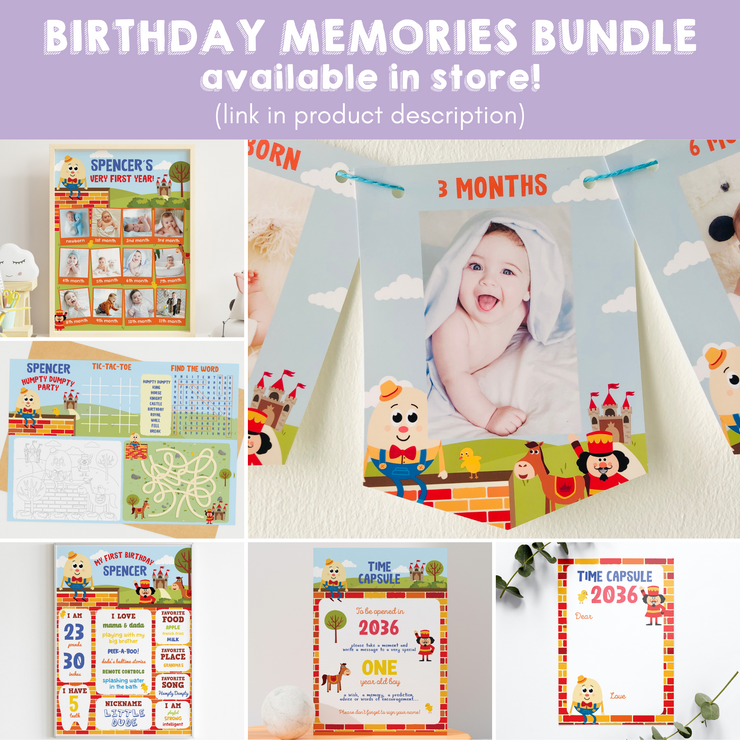 Humpty Dumpty Birthday Memories Bundle Kit