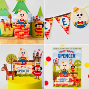 Humpty Dumpty Party Kit Collage