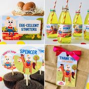 Humpty Dumpty Party Kit Decoration Collage