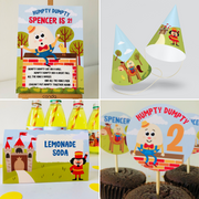 Humpty Dumpty Party Decoration Collage