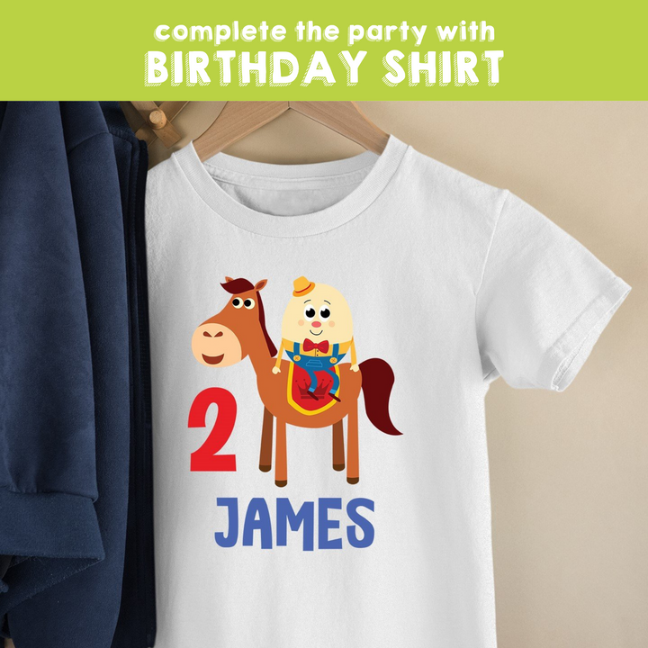 Humpty Dumpty Party Birthday Shirt
