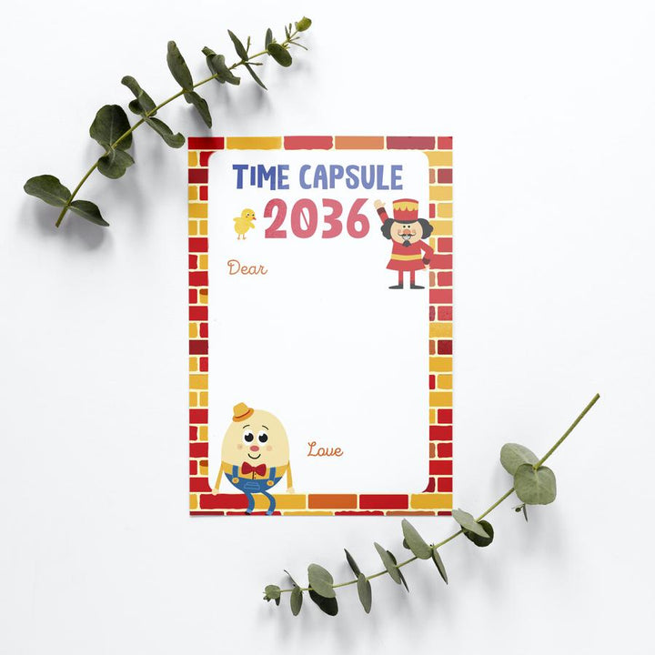 Humpty Dumpty Time Capsule Note