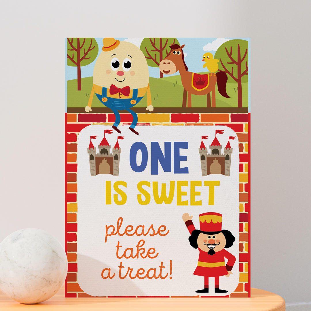 Humpty Dumpty Treats Sign