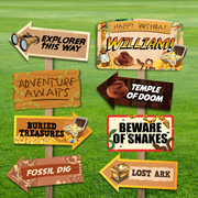 Indiana Jones Party Directional Signs
