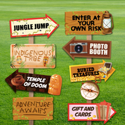 Indiana Jones Party Signs