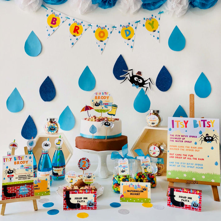 Itsy Bitsy Spider Birthday Party