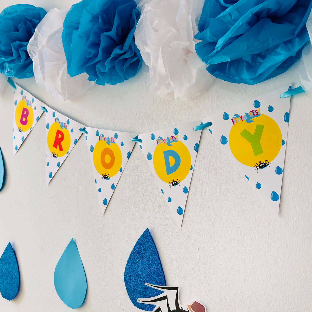 Itsy Bitsy Spider Party Banner