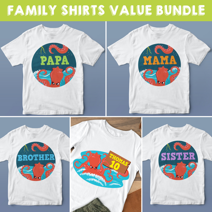 Kraken Family Shirt Bundle