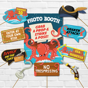 Kraken Photo Booth Sign and Props