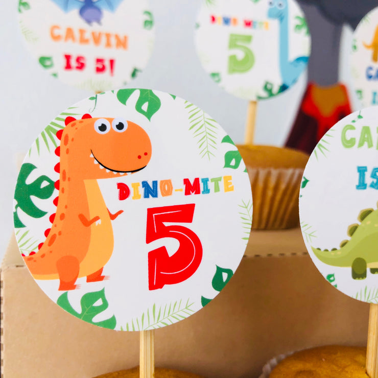 Little Dinosaurs Cupcake Topper