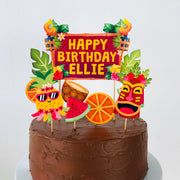 Luau Birthday Cake Topper