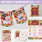 Luau Birthday Memories Kit