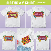 Luau Birthday Party Shirts