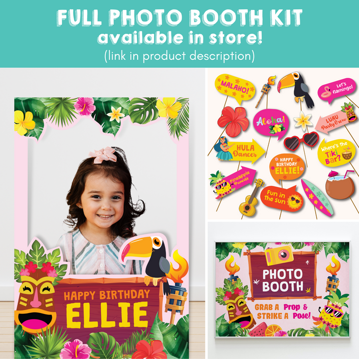 Luau Full Photo Booth Kit