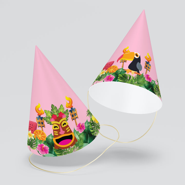 Luau Hawaiian Party Hats