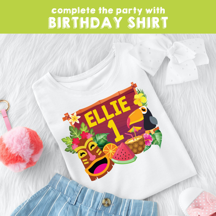 Luau Party Birthday Shirt