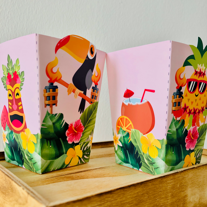 Luau Party Favor Boxes