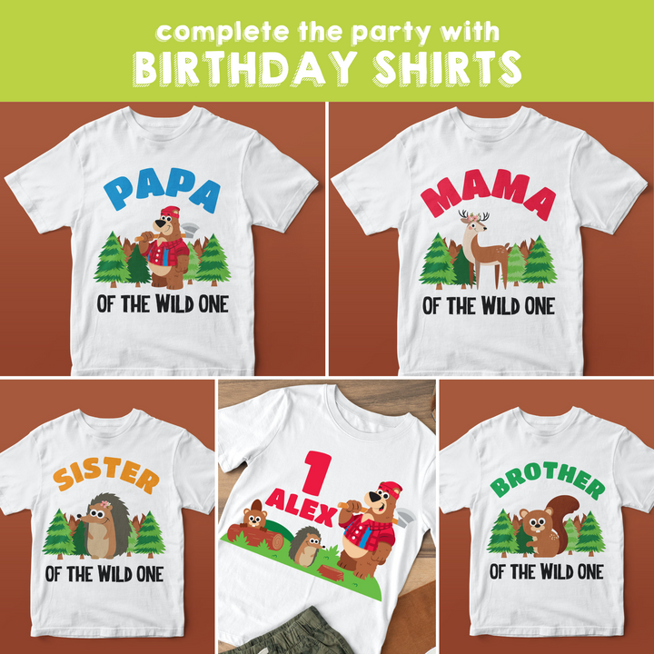 Lumberjack Birthday Shirts