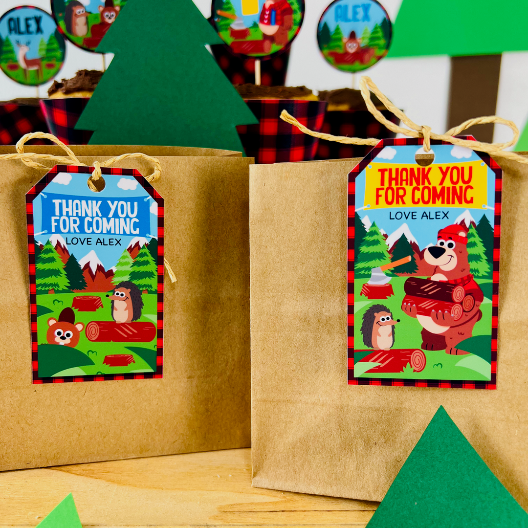 Lumberjack Gift Tags