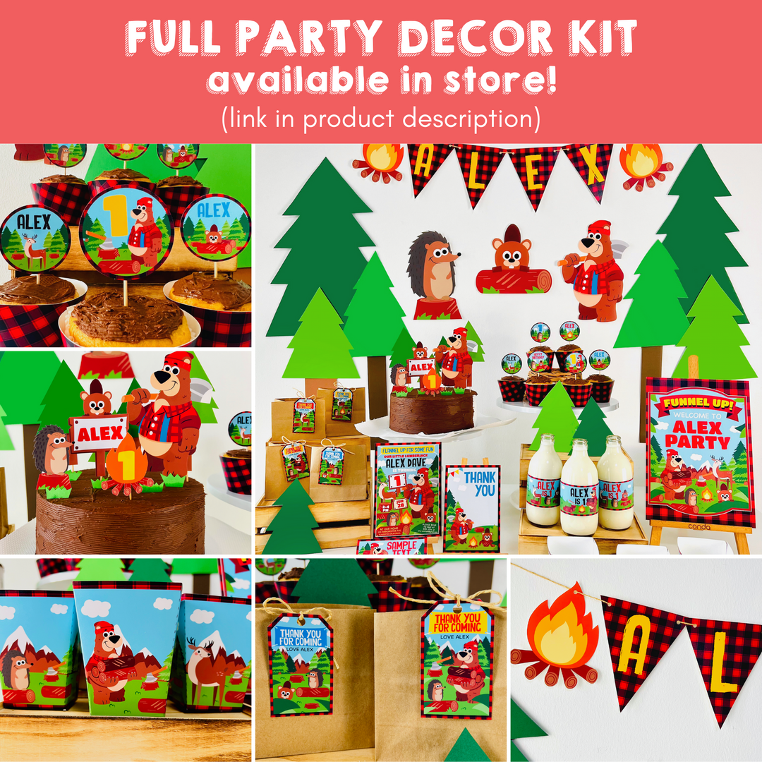 Lumberjack Party Decor Kit