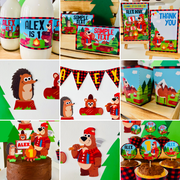 Lumberjack Party Decorations Kit