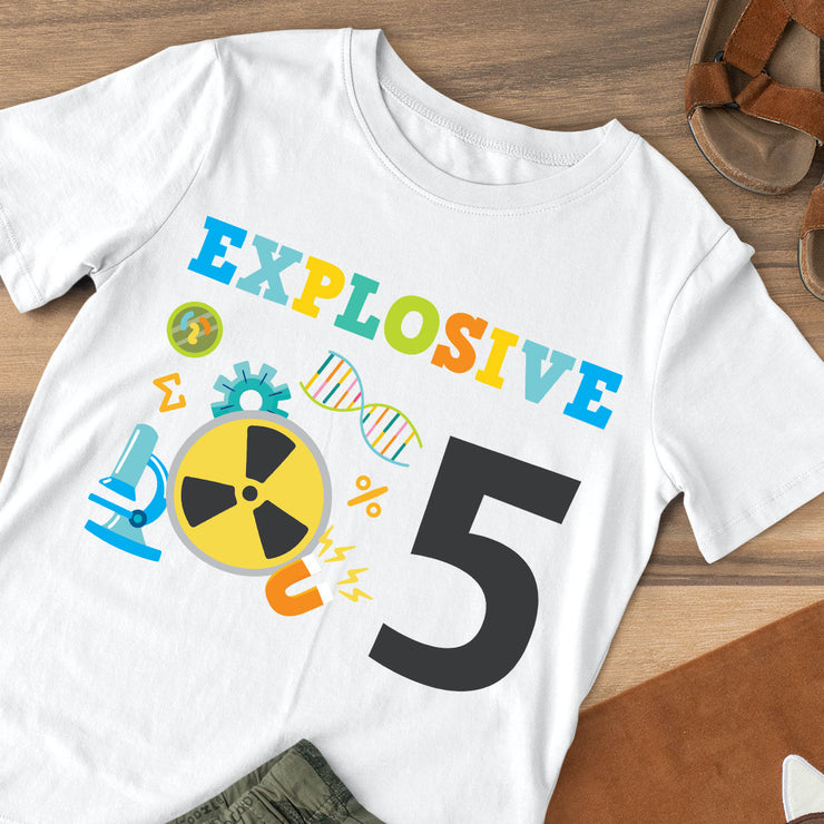 Mad Science Birthday Shirt Design