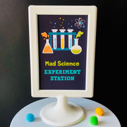 Mad Science Experiment Station Sign Printable | Pigsy Party – PigsyParty